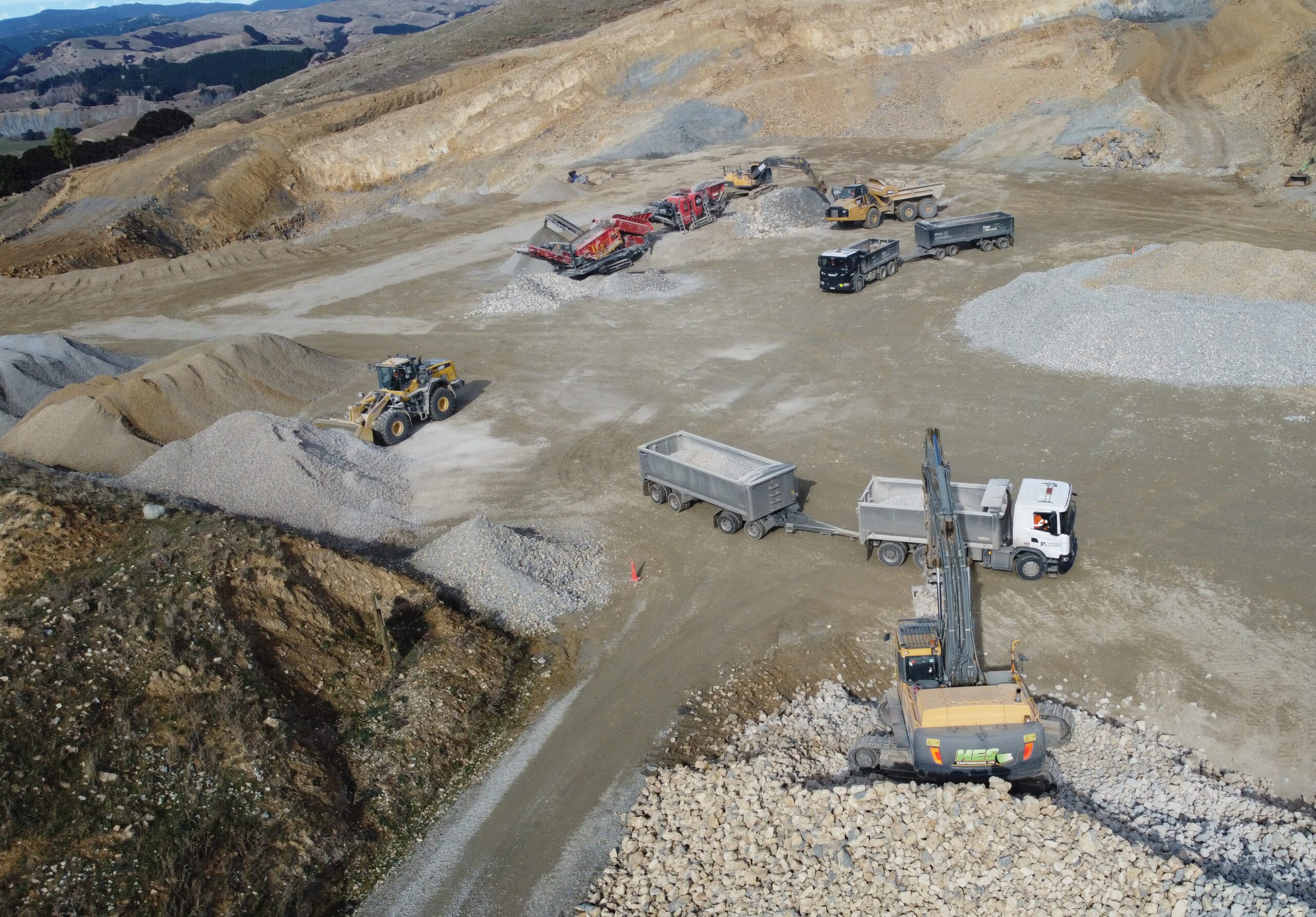 HES Earthmoving - Pongaroa Quarry